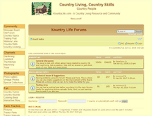 Tablet Screenshot of forums.kountrylife.com